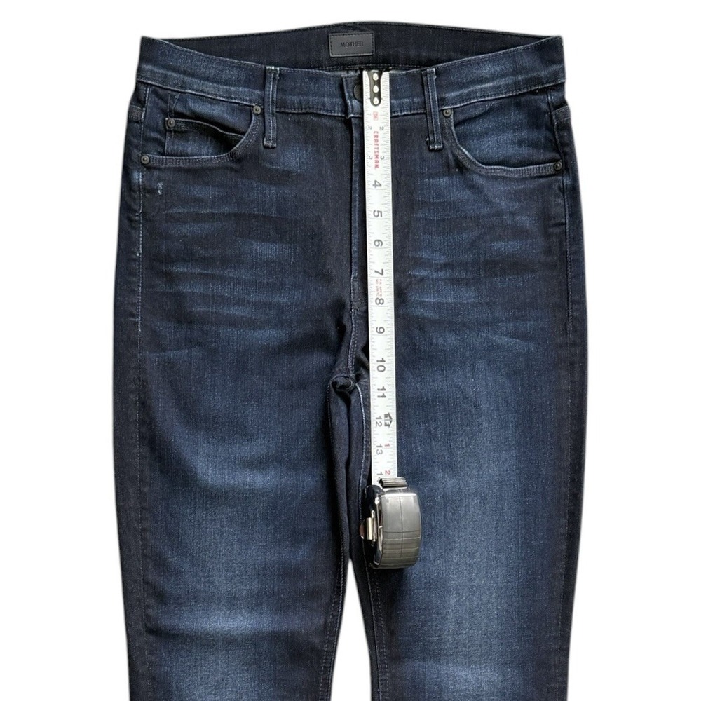 Mother Dazzler Ankle Jeans Women 30 Blue Now Or Never Mid Rise Stretch Denim USA - Picture 4 of 14
